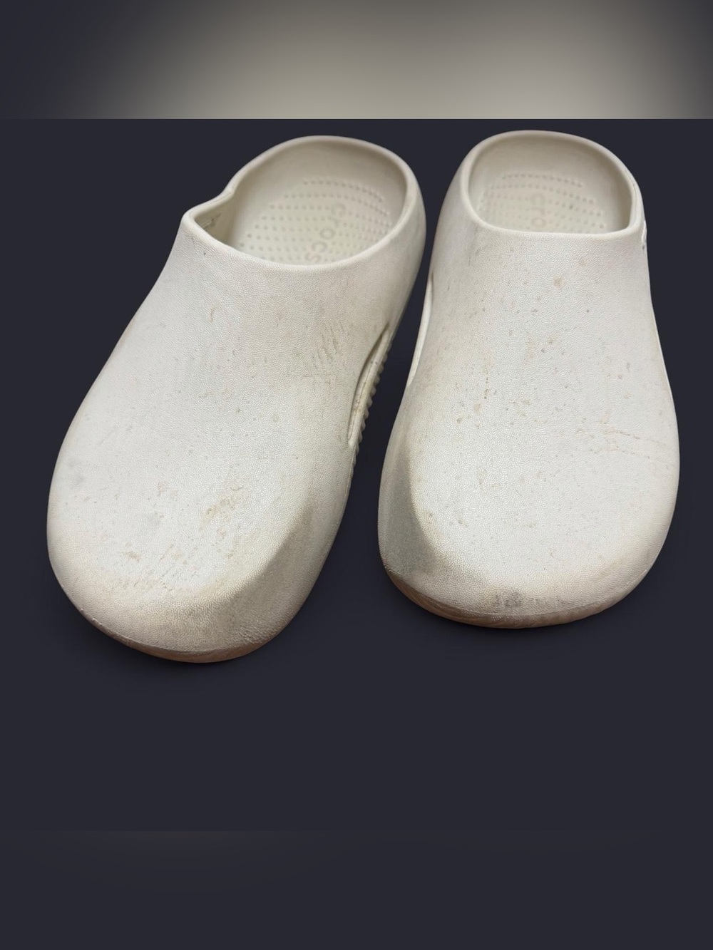 CROCS MELLOW RECOVERY CLOGS Cream Unisex Adult Slip On Comfort Slides M7/W9
